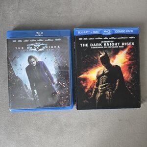 The Dark Knight & The Dark Knight Rises Bluray Movies